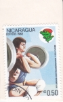 Stamps Nicaragua -  ALTEROFILIA-JUEGOS CENTROAMERICANOS Y DEL CARIBE 