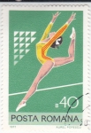 Stamps Romania -  GIMNASTICA ARTÍSTICA-