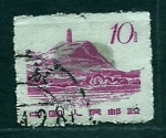 Stamps China -    Templo