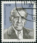 Stamps : Europe : Germany :  Otto Buchwitz