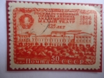 Sellos de Europa - Rusia -  URSS-Teatro Maly-Orden Lenin-125 Anniv. del Teatro Maly (1824-1949)