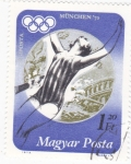 Stamps Hungary -  NATACION-MUNICH'72
