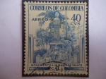 Stamps Colombia -  Monumento a La María de Isaacs-Cali- Novela 