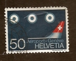 Stamps Switzerland -  Aeropurto de Genova   Europa
