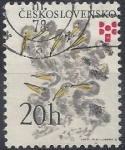 Stamps Czechoslovakia -  1975 - Año internacional de la infancia, Pelícano (Pelecanus sp.) de Nikita Charushin