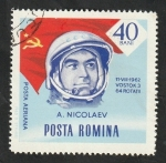 Sellos de Europa - Rumania -  193 - Conquista espacial, A. Nicolaev
