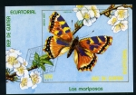 Stamps Africa - Equatorial Guinea -  Mariposa Vanesa