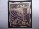 Stamps : Europe : Monaco :  Ed: AD-ES 63 - Iglesia Santa Coloma . La Iglesia Parroquial de Santa Coloma