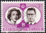 Stamps : Europe : Belgium :  Boda Real Balduino & Fabiola