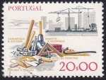 Stamps : Europe : Portugal :  construcción moderna & herramientas