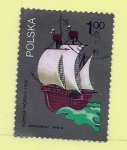 Stamps Poland -  Bsrco de vela