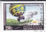 Sellos de Asia - Mongolia -  GLOBO AEROSTÁTICO