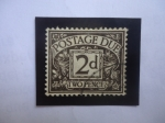 Stamps United Kingdom -  Postage Due, 2d-Two pence - Serie: George V