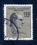 Stamps Turkey -  Mustafa Kamal Atatyrk