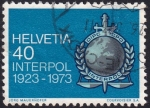 Stamps Switzerland -  Interpol