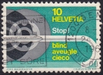 Stamps Switzerland -  Stop! Ciego