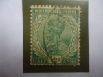 Stamps India -  King George V vistiendo Curvo Imperial de la India - Serie: George V (1911-26)