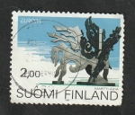 Stamps Finland -  1172 - Europa Cept, arte contemporáneo, escultura de Martti Aiha
