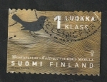 Sellos de Europa - Finlandia -  1381 - Pájaro, turdus merula
