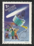 Stamps Hungary -  3025 - Vista del cometa Halley