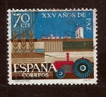 Stamps Spain -  25 años de paz