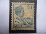 Stamps India -  Nederl-Indie -Indias Orientales Neerlandesas (1880-1962)- Reina Guillermina de los Países Bajos.