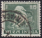 Stamps India -  recolección del té