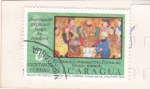 Stamps Nicaragua -  ENSEÑANDO EL JUEGO DEL AJEDREZ