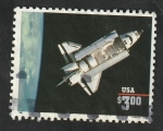 Sellos de America - Estados Unidos -  2359 - Primera misión espacial con una americana, Dr. Sally y Sally K. Ride, Nave Challenger 