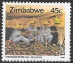 Stamps Zimbabwe -  Minerales. 
