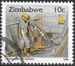 Sellos de Africa - Zimbabwe -  Minerales.