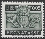 Stamps : Europe : San_Marino :  escudo