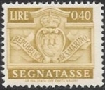 Stamps San Marino -  escudo