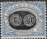 Stamps San Marino -  cifra