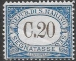 Stamps : Europe : San_Marino :  cifra