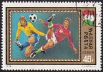 Stamps Hungary -  copa de Europa '72