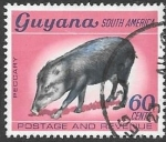 Stamps : America : Guyana :  fauna