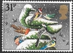 Stamps United Kingdom -  navidad