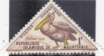 Stamps : Africa : Mauritania :  PELÍCANO ROSA