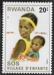 Sellos de Africa - Rwanda -  Ciudad de los niños