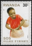 Stamps Rwanda -  Ciudad de los niños