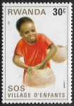 Sellos de Africa - Rwanda -  Ciudad de los niños