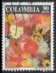 Stamps Colombia -  Colombia Exporta - flores