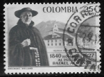 Sellos del Mundo : America : Colombia : Padre Rafael Almanza, Iglesia de San Diego, Bogotá