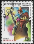 Stamps Cambodia -  Cuentos para niños - El sastrecillo valiente 