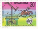 Sellos del Mundo : Africa : Rwanda : Jornada Mundial de las Telecomunicaciones