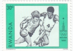 Stamps : Africa : Rwanda :  OLIMPIADA MOSCU