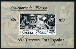 Stamps Spain -  Centenario de Picasso