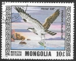 Sellos de Asia - Mongolia -  aves