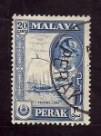 Stamps Malaysia -  Barca con vela                                                ncia EE.UU